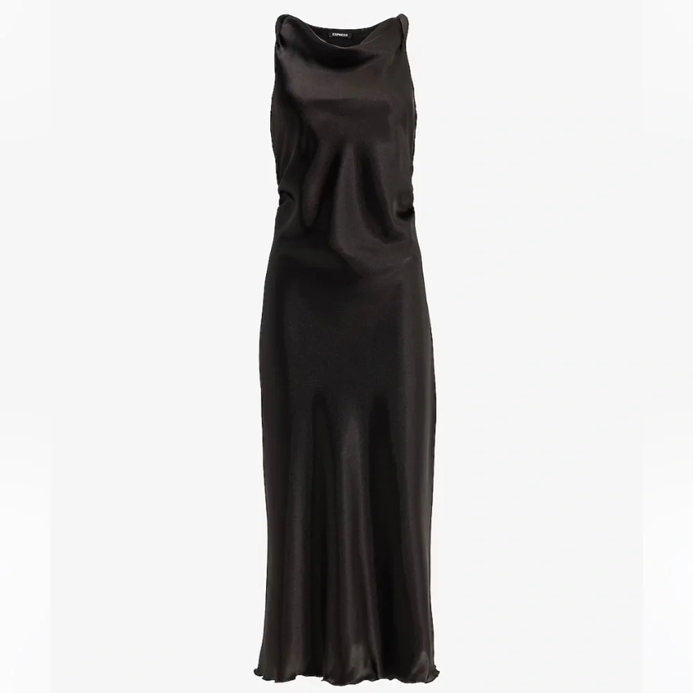 Satin Maxi Slip Dress - Picture 8 of 8